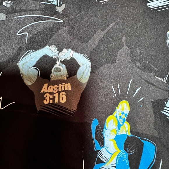 WWE  Stone Cold Steve Austin Hawaiian shirt - Picture 3 of 9